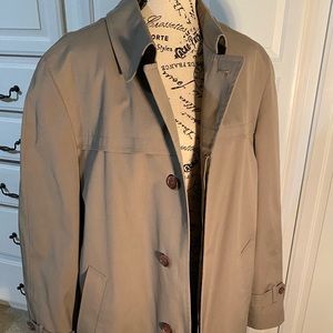 London Fog Men's Trench Coat Tan/Beige 42L